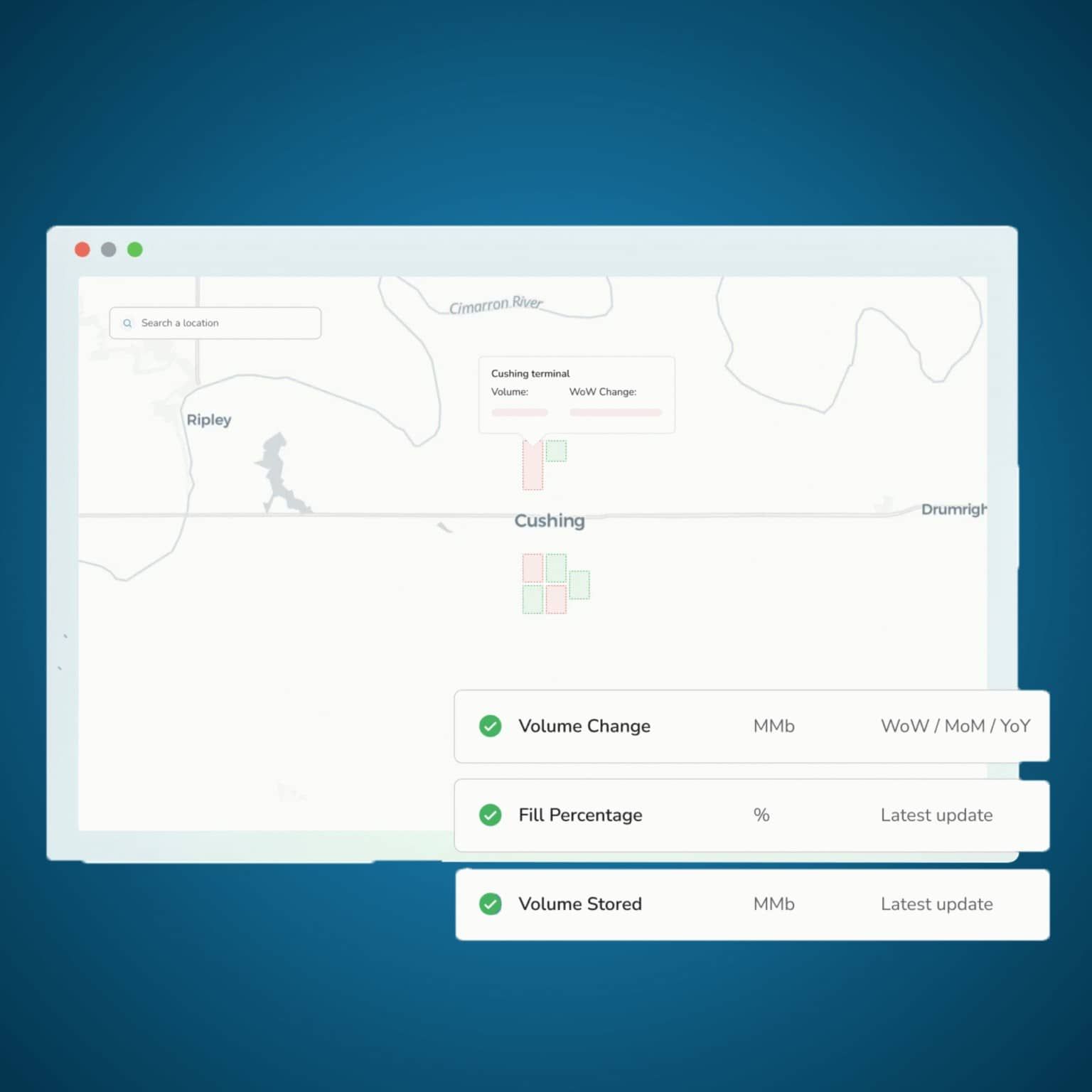 Kayrros Crude Oil Intelligence platform