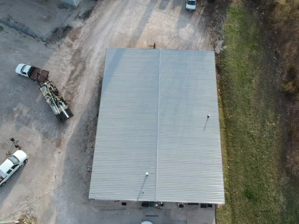 black metal roof 
