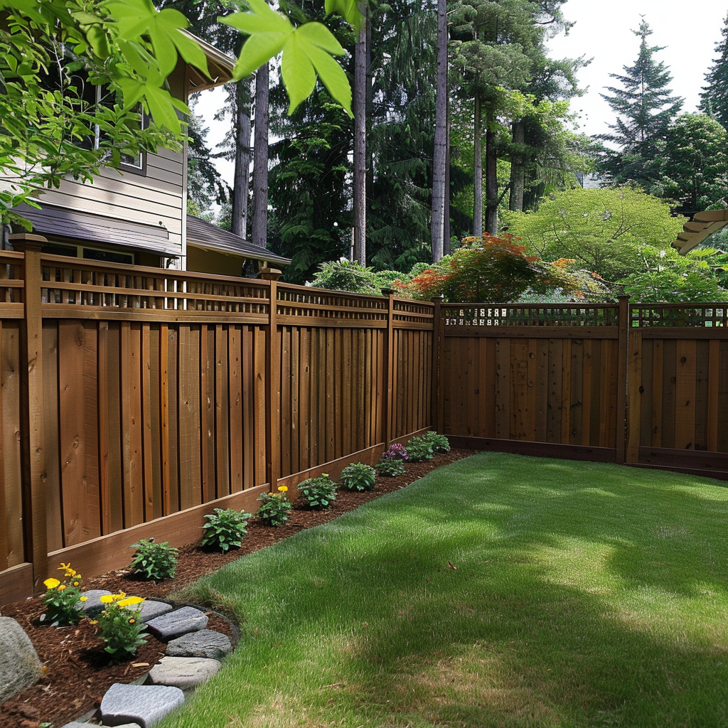 wood fence