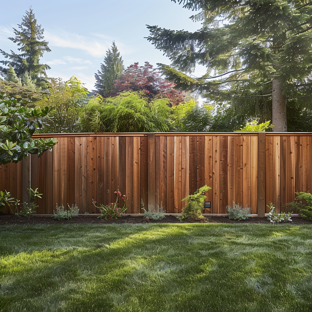 wood fence