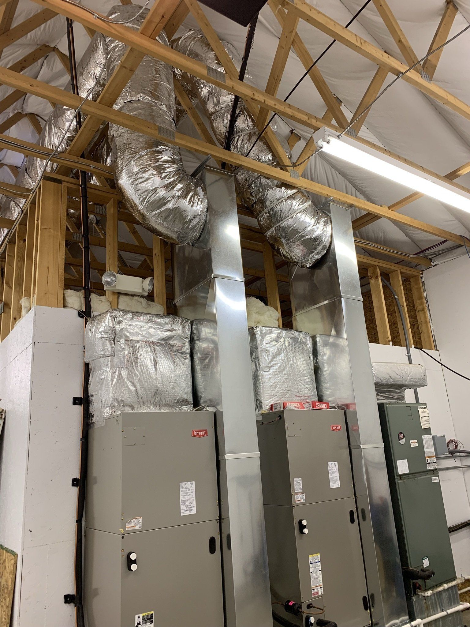 Pipes with Insulators — Spencerville, OH — Matt’s Heating & Cooling LLC