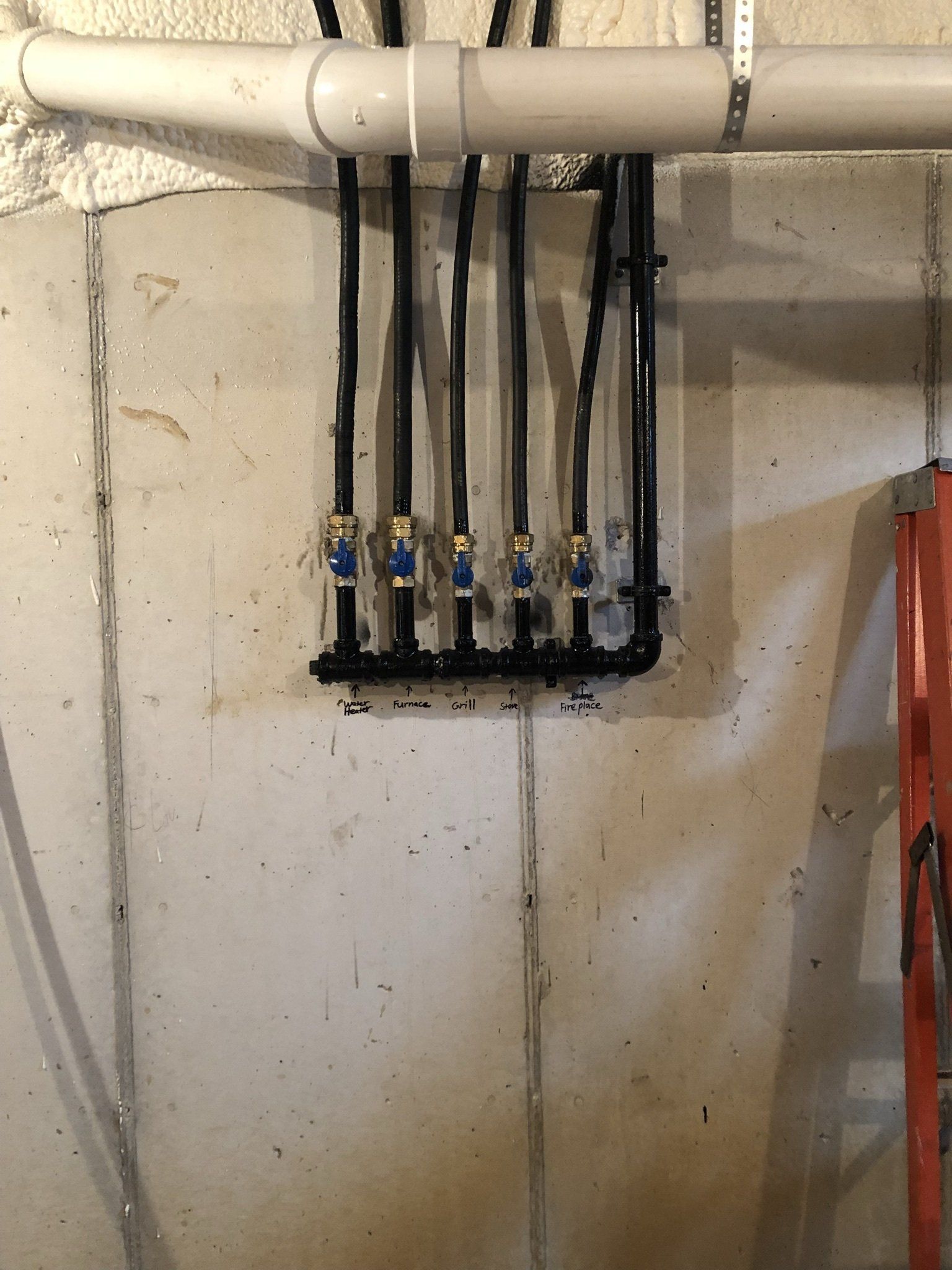 Black Pipes for HVAC Machine — Spencerville, OH — Matt’s Heating & Cooling LLC