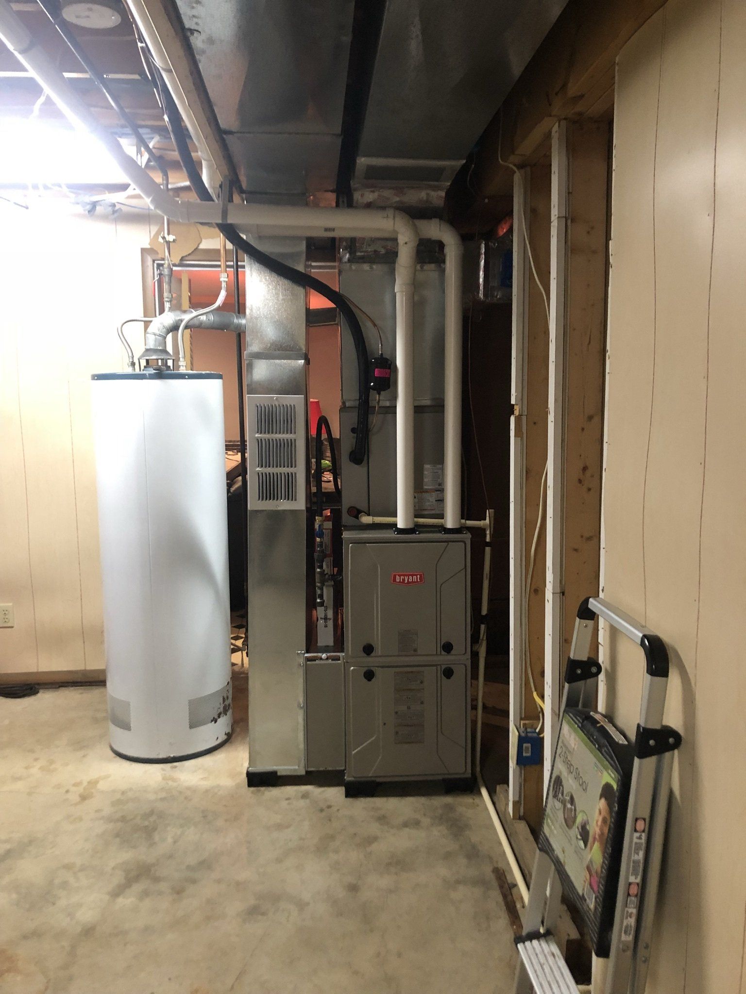 HVAC Machine with White Tank — Spencerville, OH — Matt’s Heating & Cooling LLC