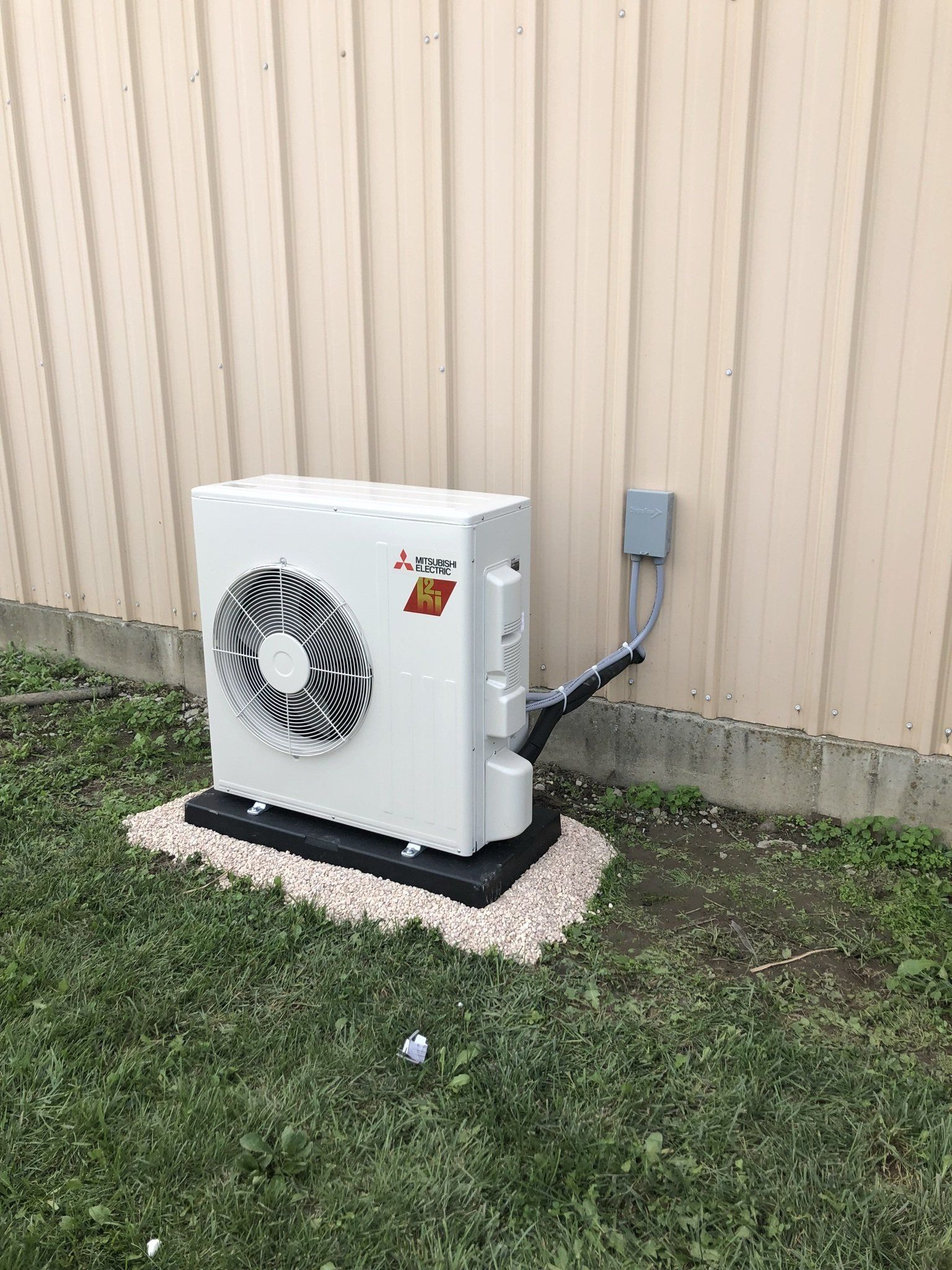 White Inverter for Air Conditioner Unit — Spencerville, OH — Matt’s Heating & Cooling LLC
