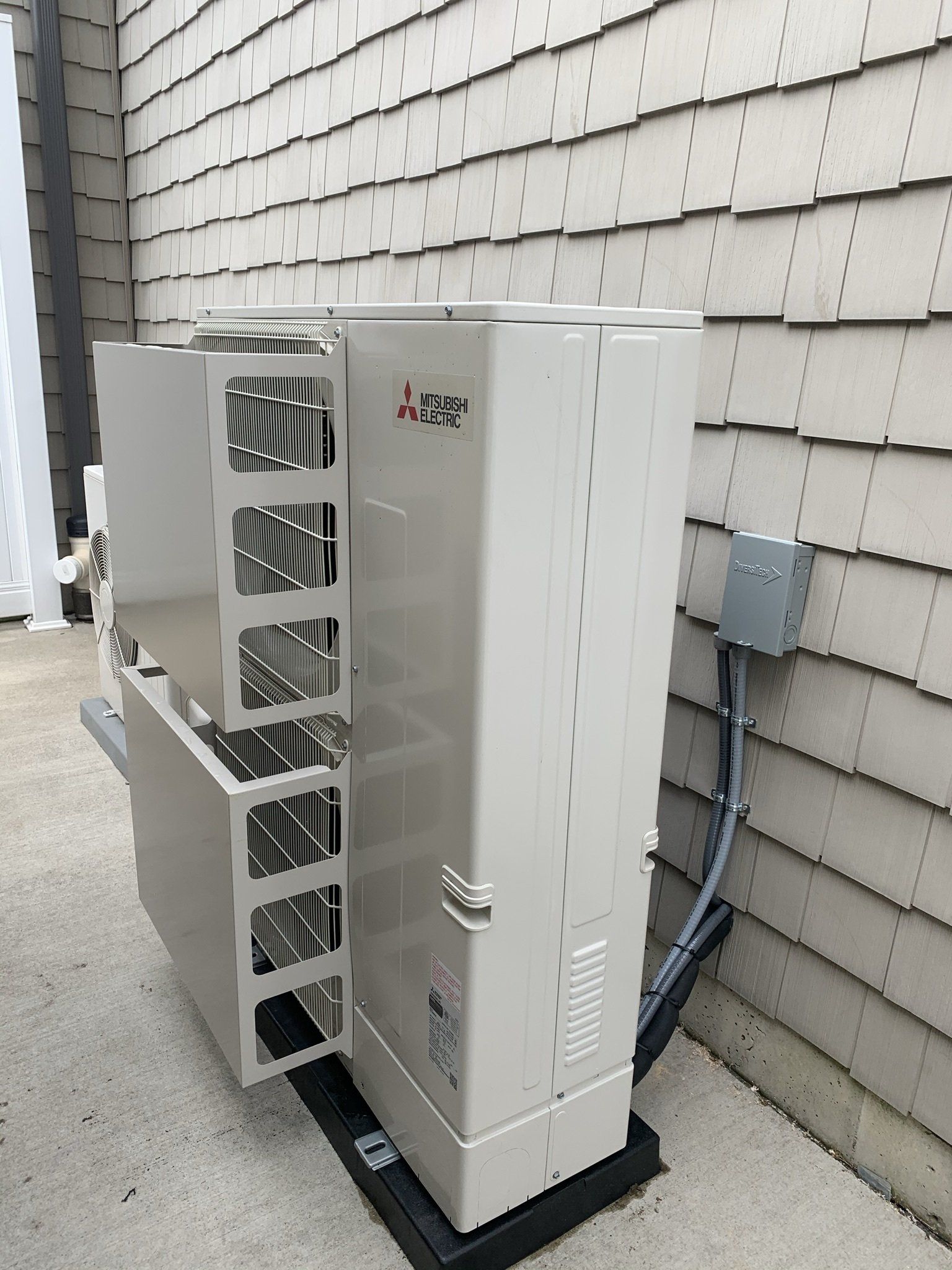 Big White Heat Pump — Spencerville, OH — Matt’s Heating & Cooling LLC