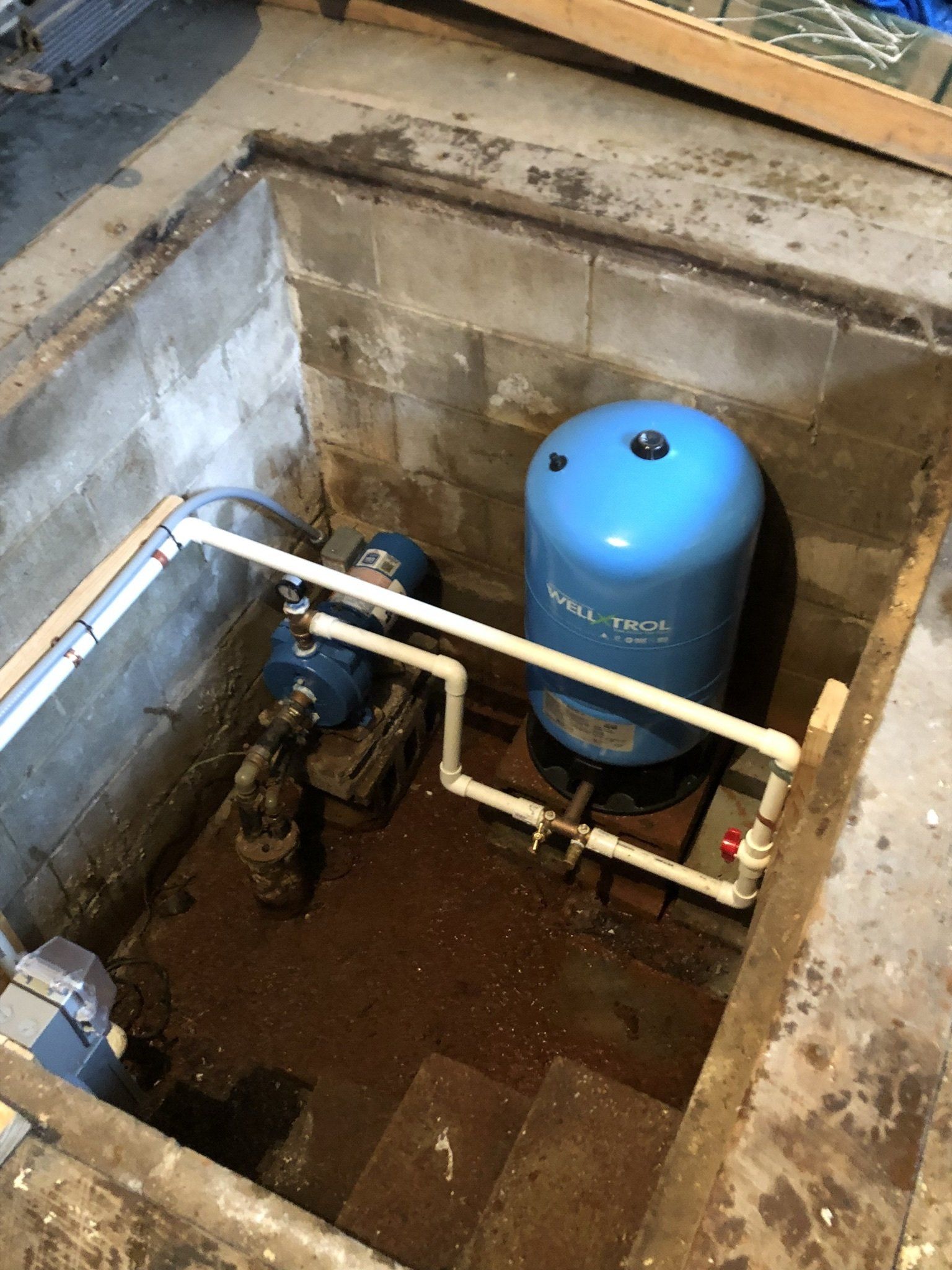 Newly Installed Blue Heater Tank — Spencerville, OH — Matt’s Heating & Cooling LLC