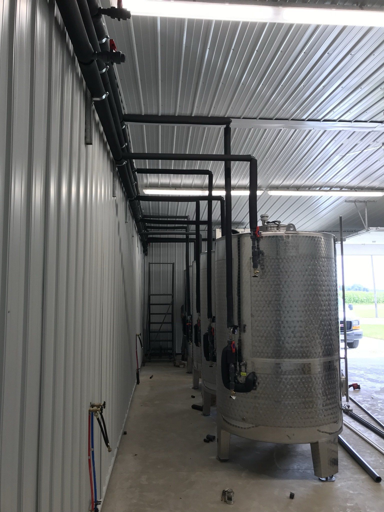 Side View of the Heater Tanks — Spencerville, OH — Matt’s Heating & Cooling LLC