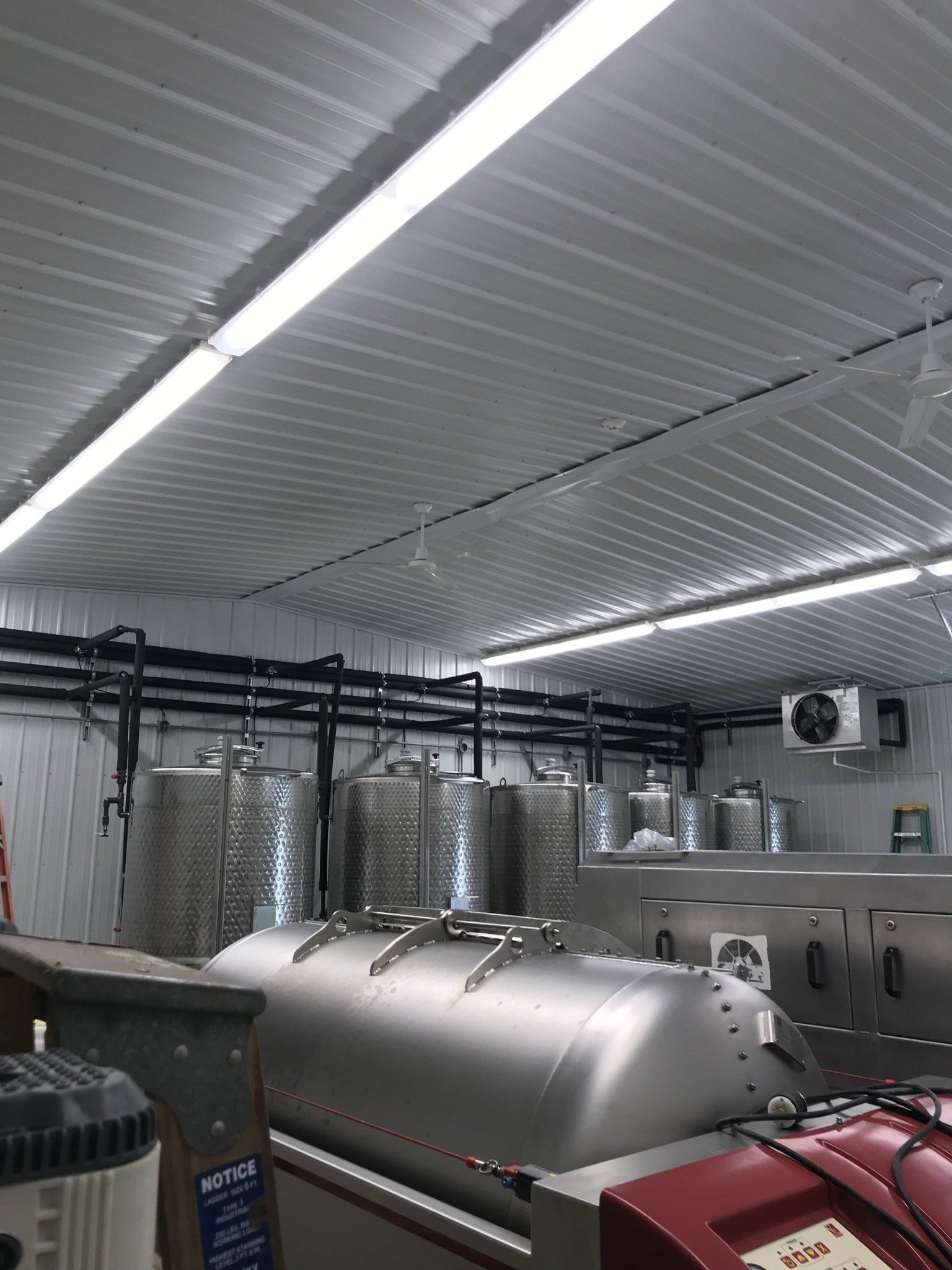 HVAC Room with Big Heater Tanks — Spencerville, OH — Matt’s Heating & Cooling LLC