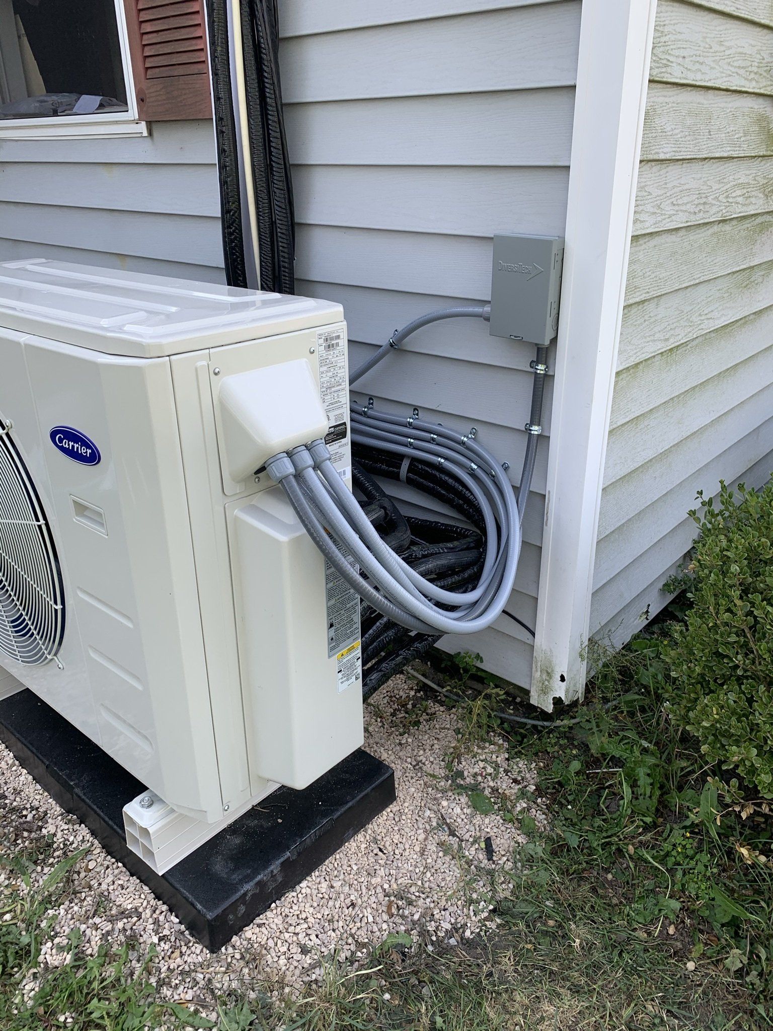 White Inverter for Air Condition Unit — Spencerville, OH — Matt’s Heating & Cooling LLC