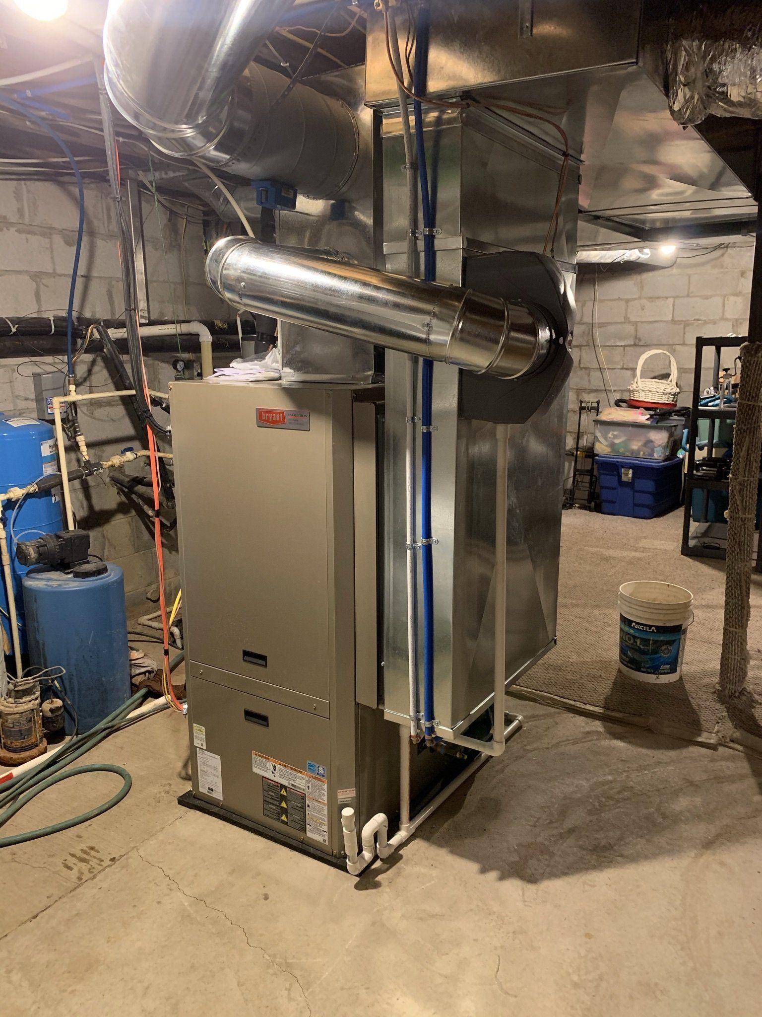 Big HVAC Machine with Metal Pipes — Spencerville, OH — Matt’s Heating & Cooling LLC