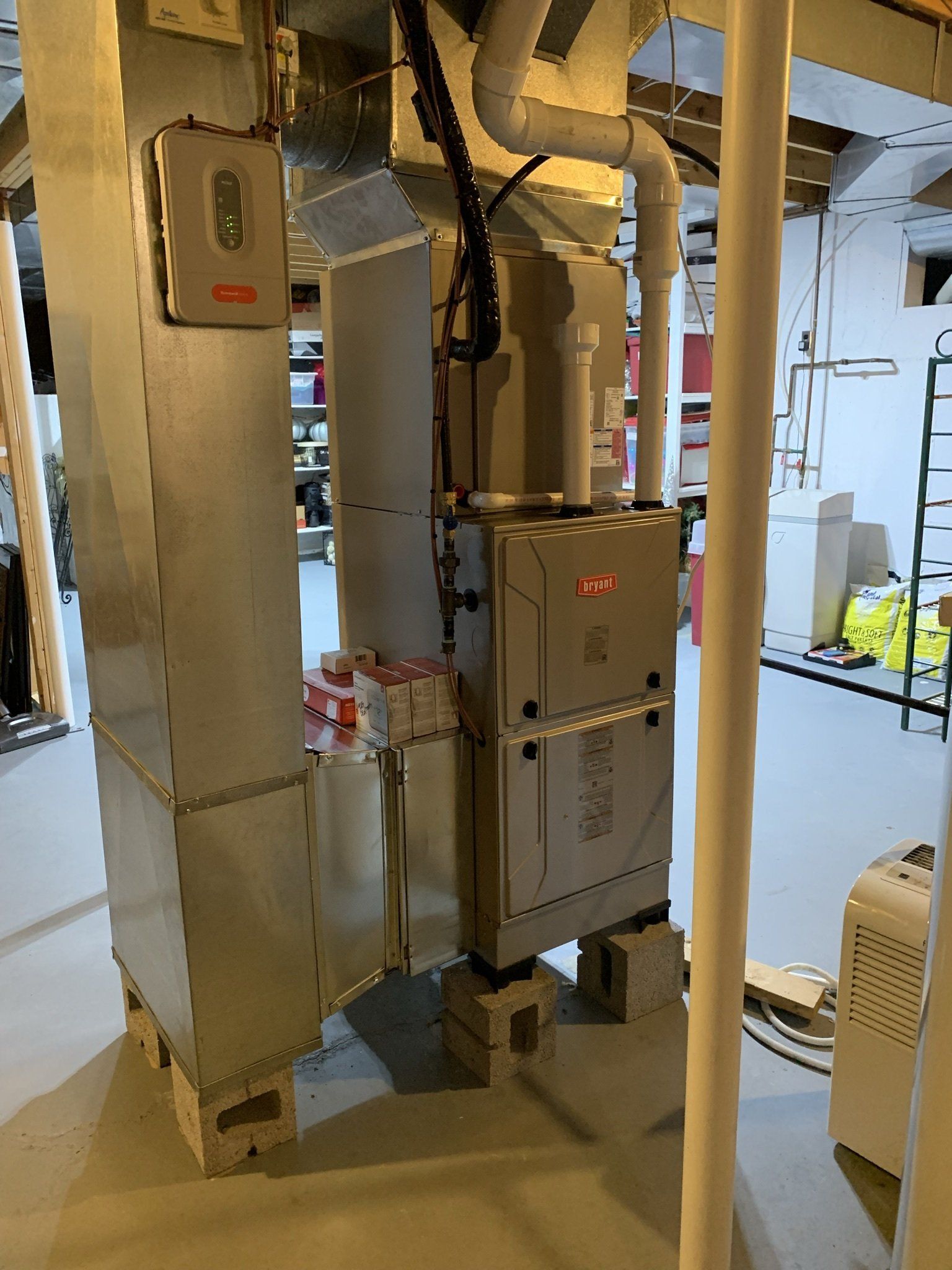 Big HVAC Machine Inside the Room — Spencerville, OH — Matt’s Heating & Cooling LLC