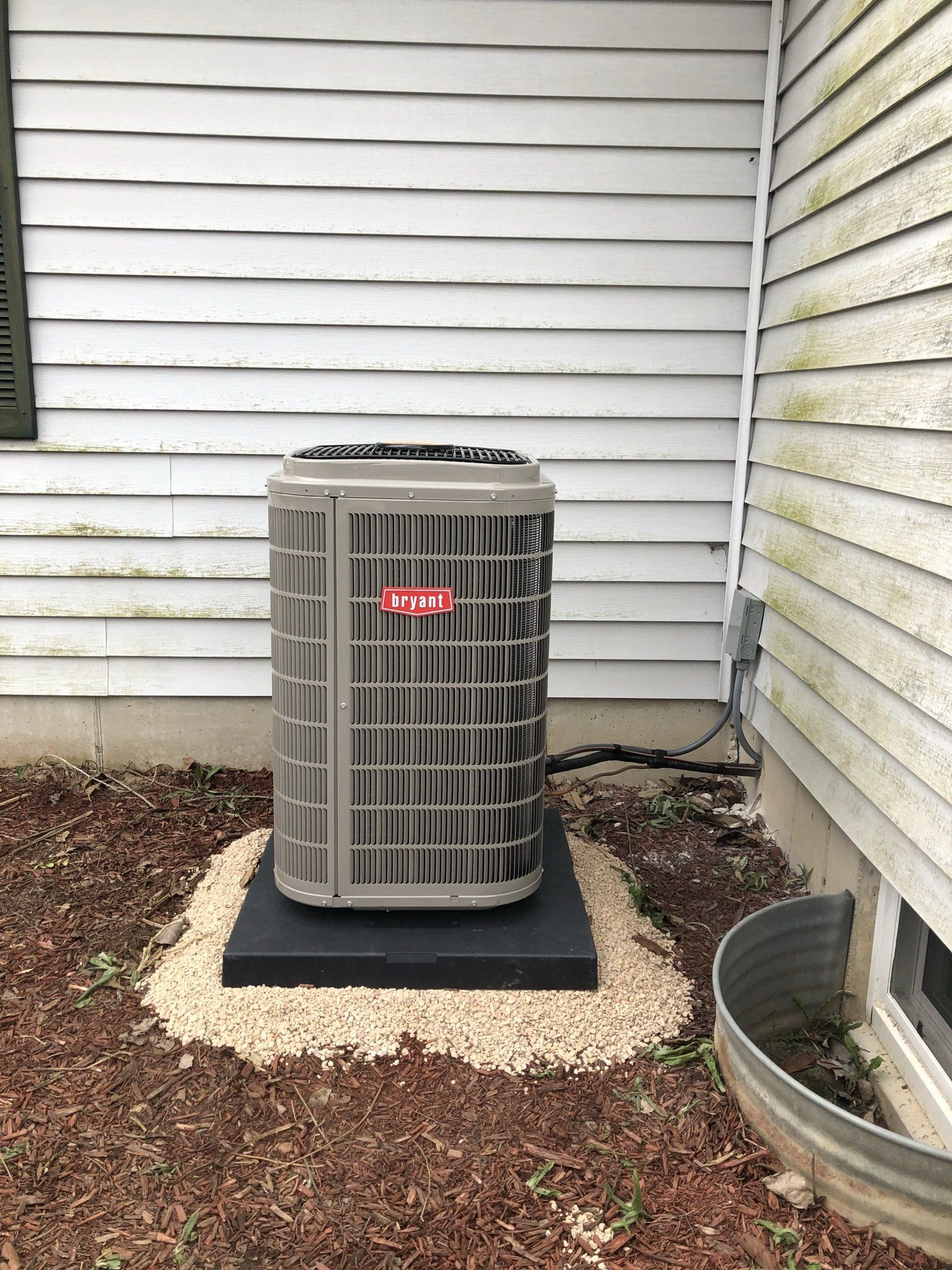 Installed Gray Heating and Cooling Machine — Spencerville, OH — Matt’s Heating & Cooling LLC