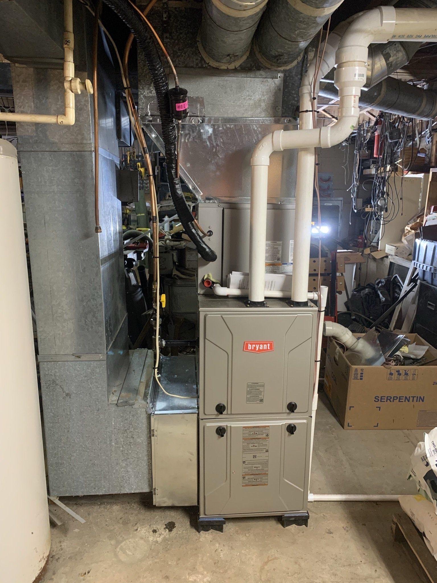 Installation of HVAC on the Basement — Spencerville, OH — Matt’s Heating & Cooling LLC