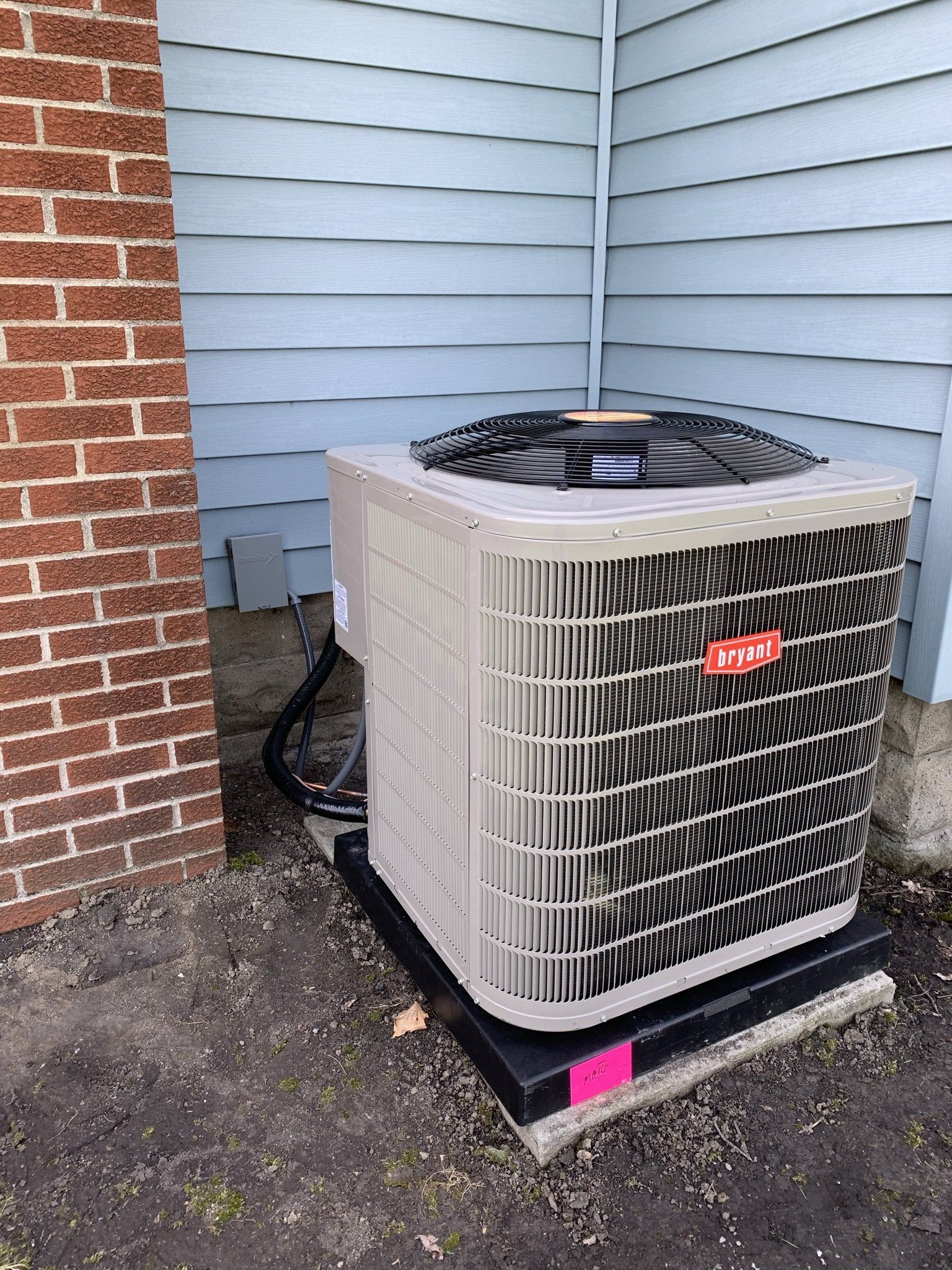 HVAC Installed in a Bricked House— Spencerville, OH — Matt’s Heating & Cooling LLC
