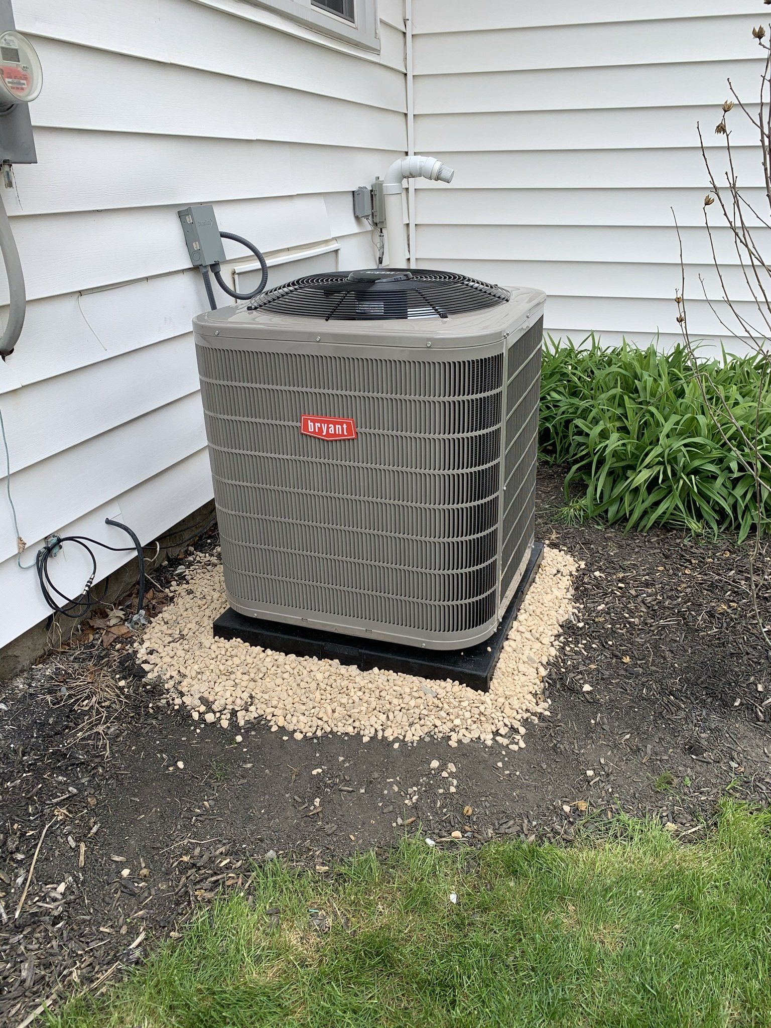 HVAC Installed Outdoors — Spencerville, OH — Matt’s Heating & Cooling LLC