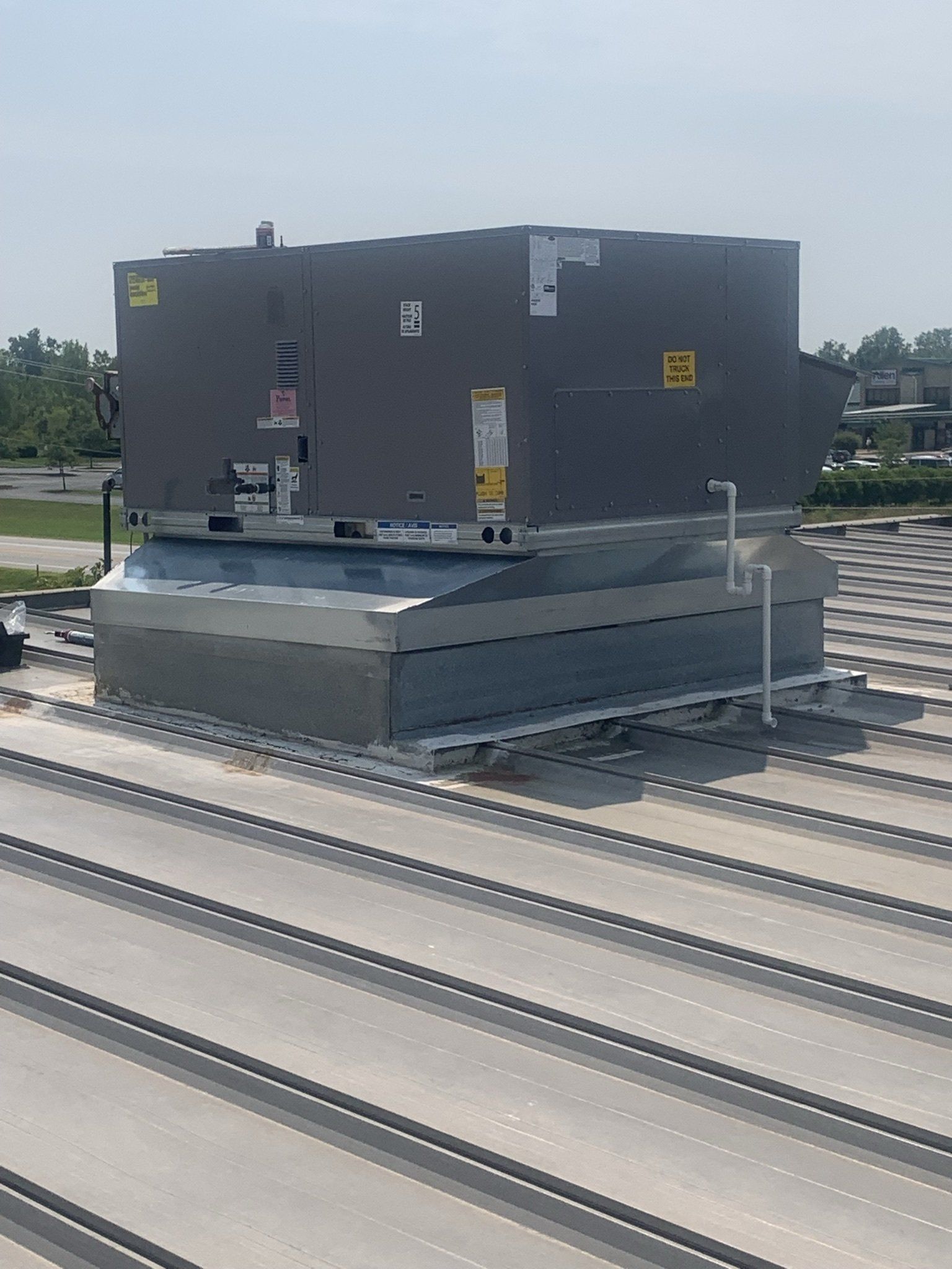 Heating and Cooling Machine on the Roof — Spencerville, OH — Matt’s Heating & Cooling LLC