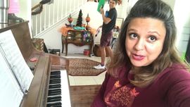 Jere' Webber at her piano