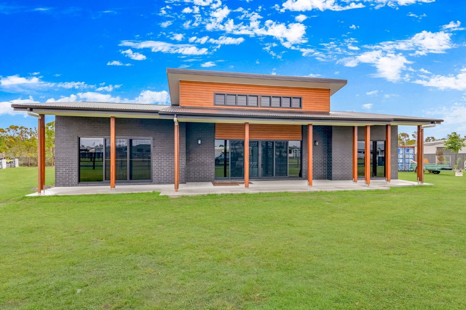 Recently Completed Building with Wooden Supports — Country to Coast Homes In Gregory River, QLD