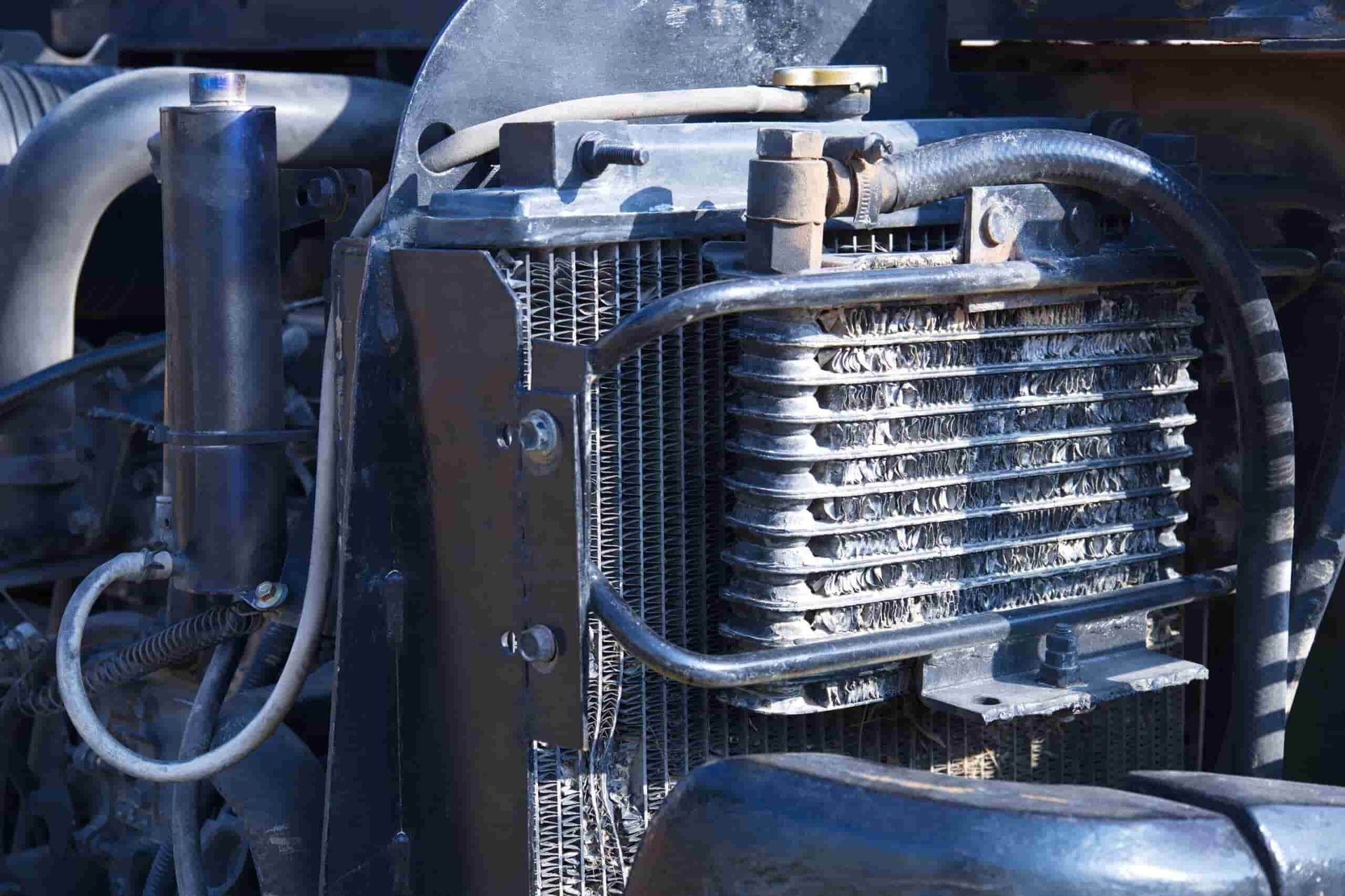 A Close Up of a Radiator on the Side of a Vehicle — Wyong Radiator Repairs In Bateau Bay, NSW