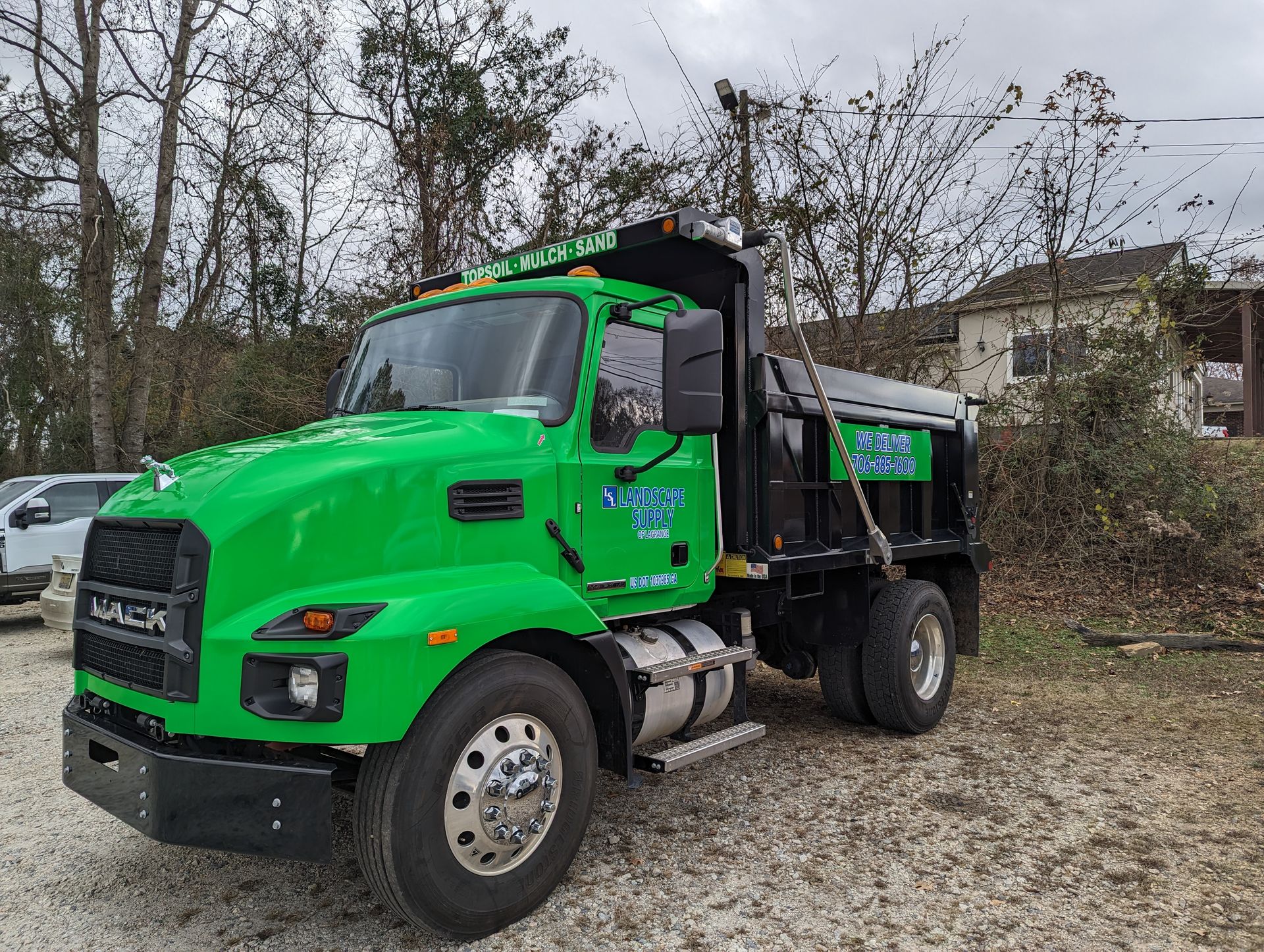 full green color change wrap on cab with custom logos
