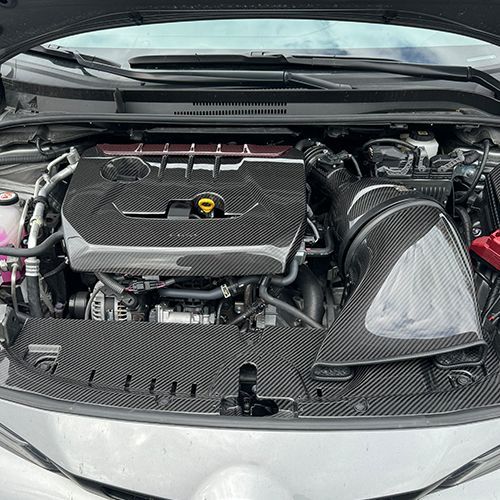 Carbon fiber car engine bay | S&C Automotive Inc