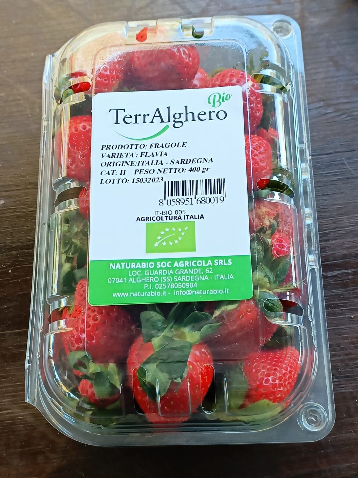 Fragole biologiche