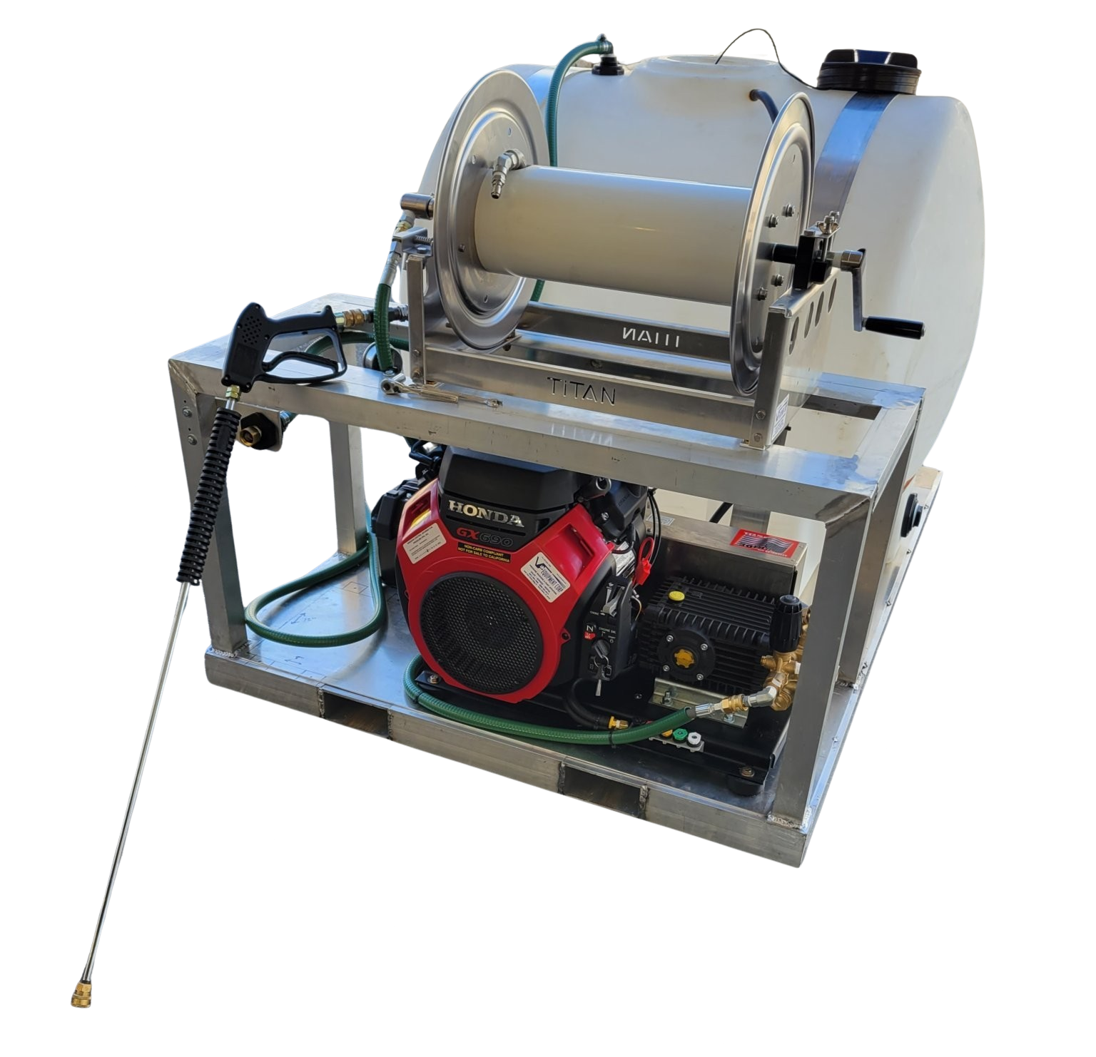 Custom Pressure Washer Skid System