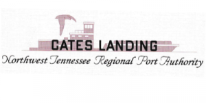Cates Landing logo with stylized bird and the text &ldquo;Northwest Tennessee Regional Port Authority&rdquo;