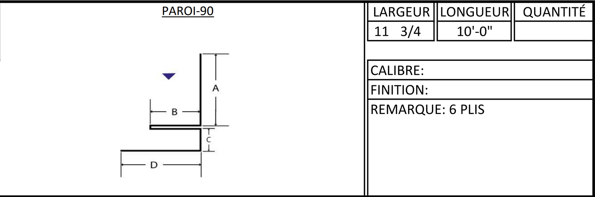 A black and white drawing of a pipe with measurements