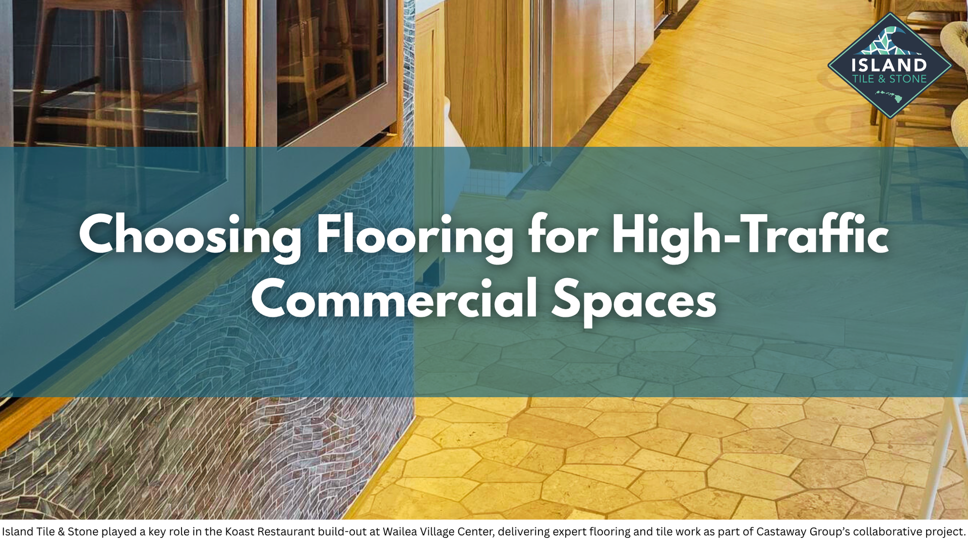 • Commercial tile flooring installation Hawaii retail space