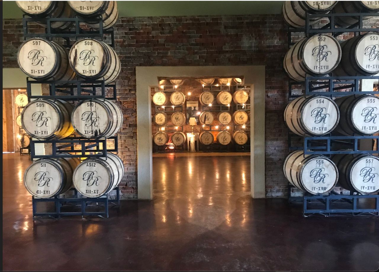 Richland Rum distillery barrels near Providence Canyon Georgia