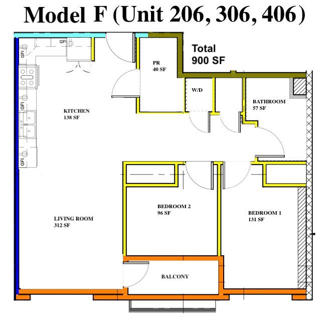 Floor Plan For Model F