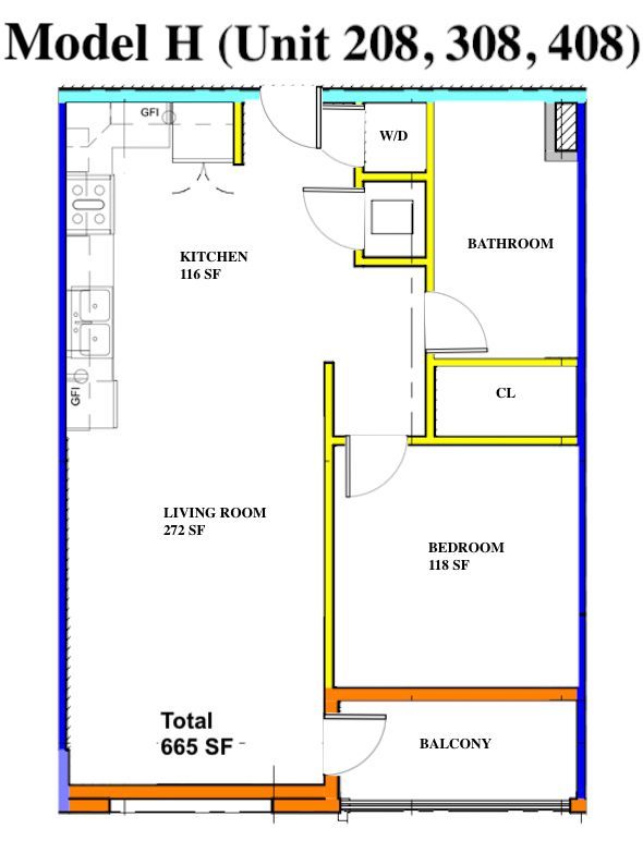 Floor Plan For Model H