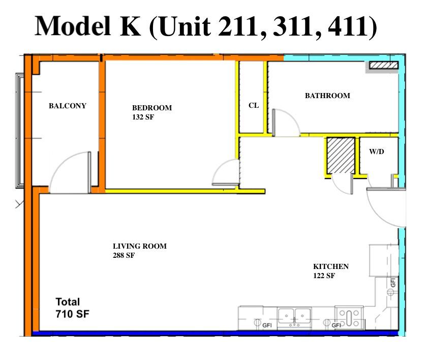 Floor Plan For Model K
