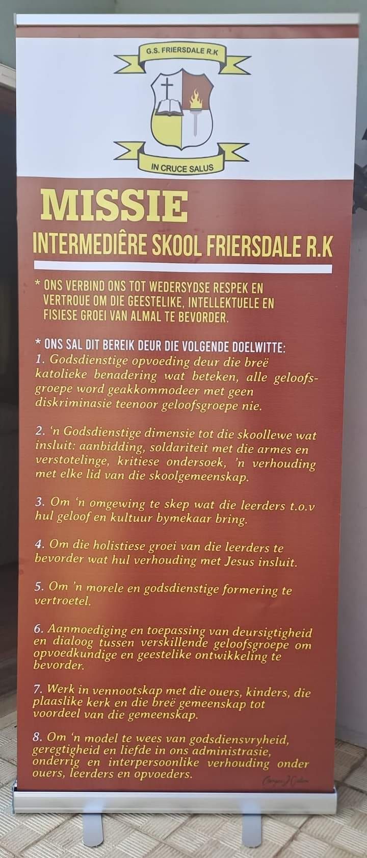 Missie Intermediêre Skool Friersdale R.K