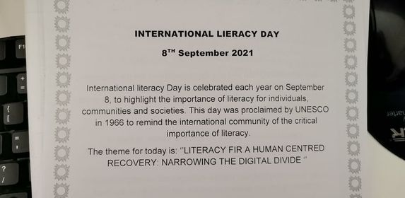 International Literacyday 2021 Friersdale
