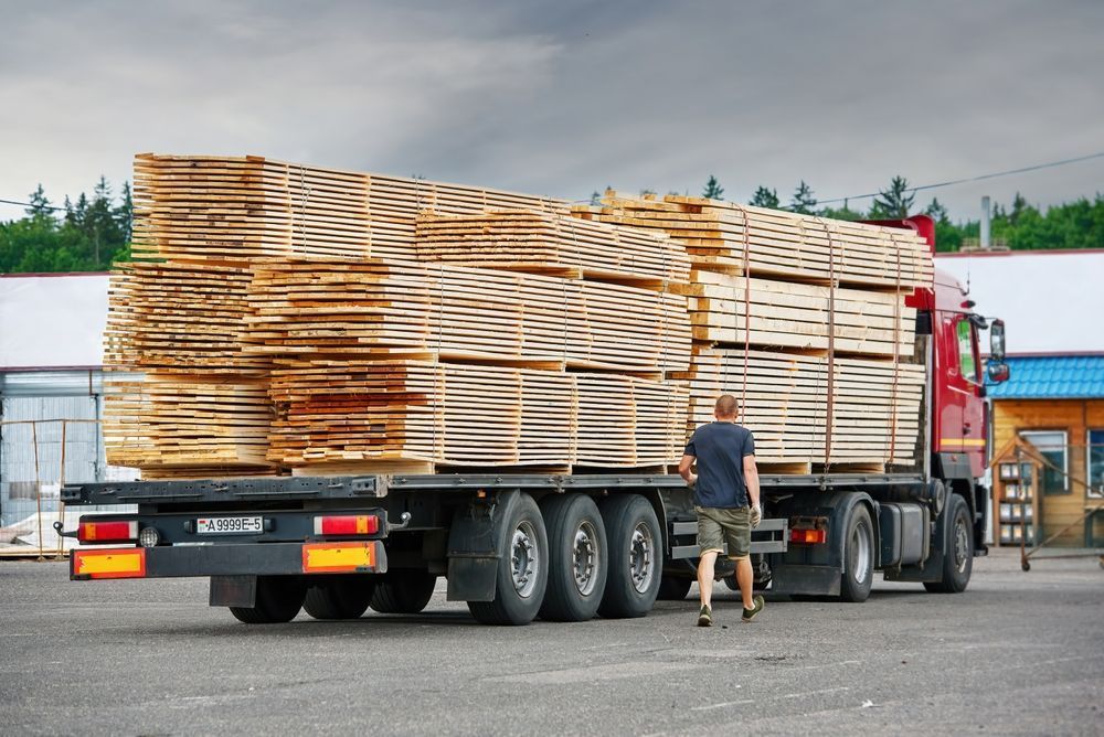 Lumber Delivery Truck — Timber Suppliers in Newcastle, NSW