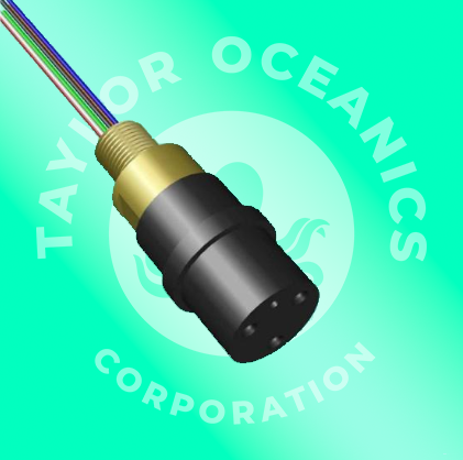 A logo for tavior oceanics corporation with a cable