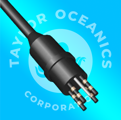 The logo for taylor oceanics corporation shows a cable