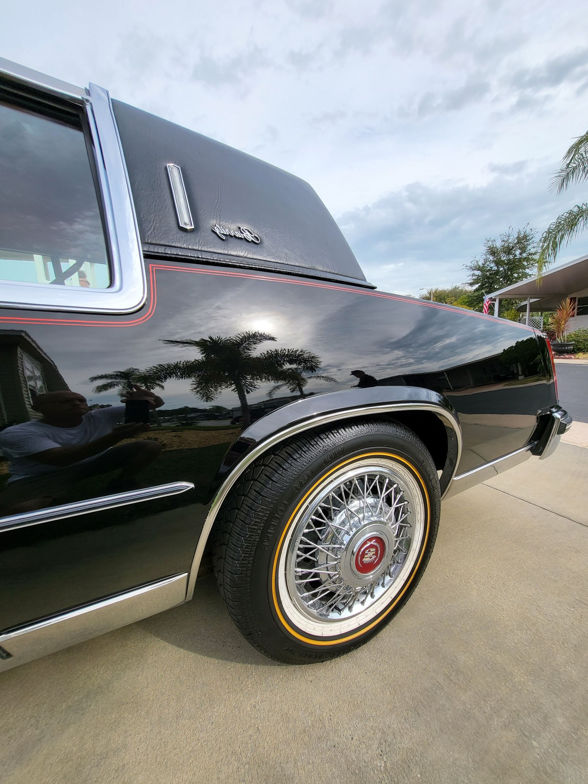 a 1983 Cadillac Biarritz with ceramic coating Palm harbor installed by Steve Calafato 727-823-2500