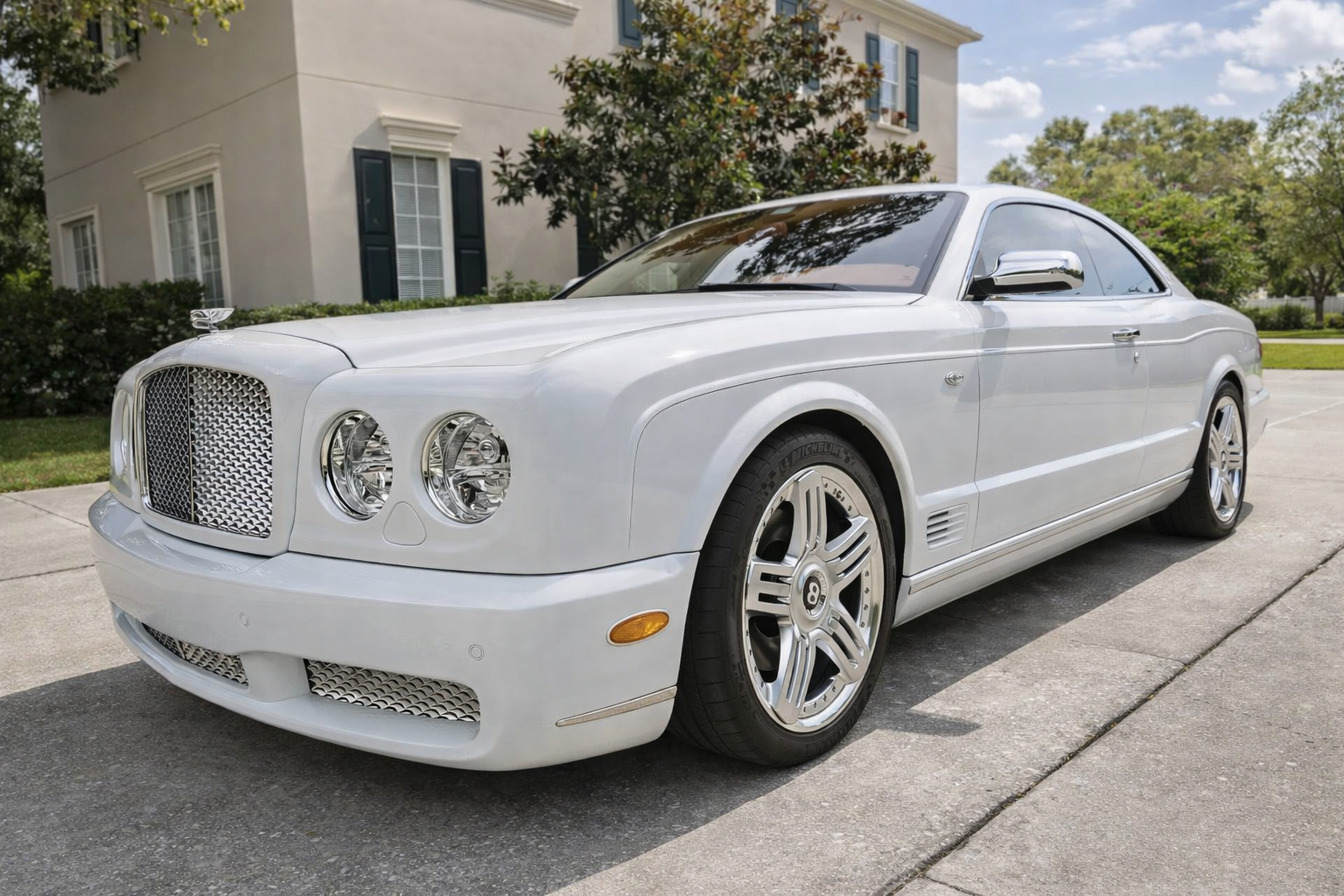 White Bently Ceramic Coating Tampa