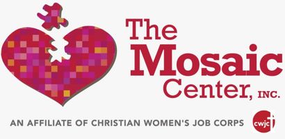 Logo of The Mosaic Center, Inc., affiliate of Christian Women's Job Corps 