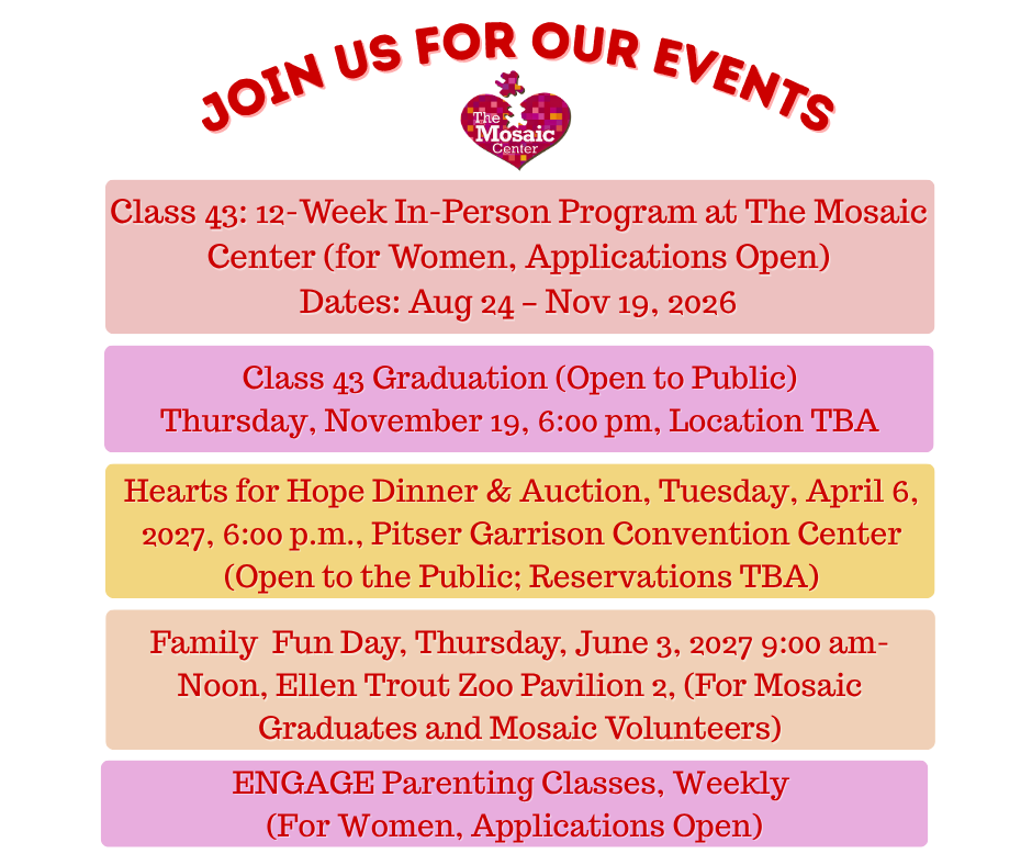 The Mosaic Center events