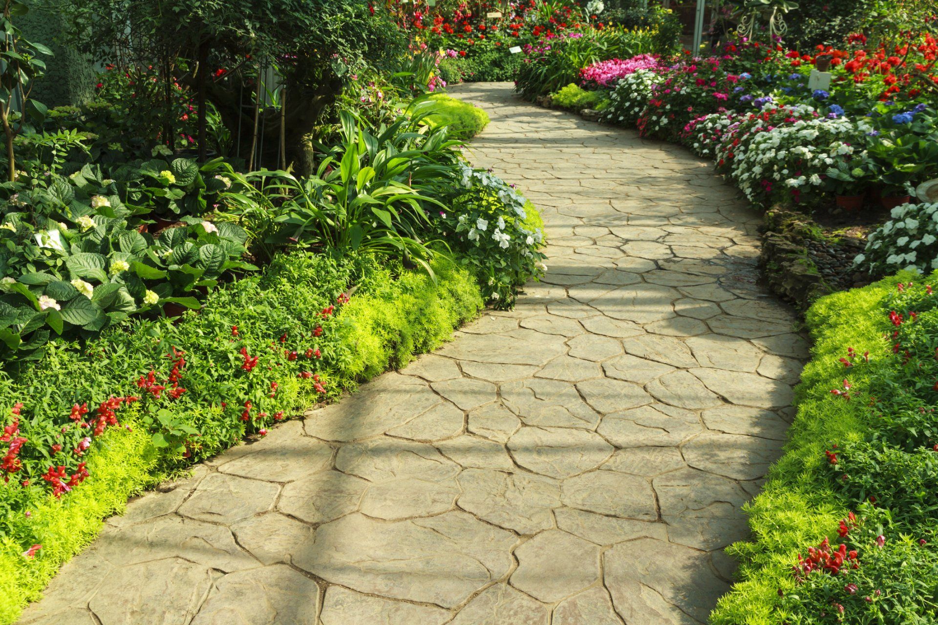 Walkway with Plants — Eagan, MN — Jerry's Garden Center Walkway with Plants — Eagan, MN — Jerry's Garden Center