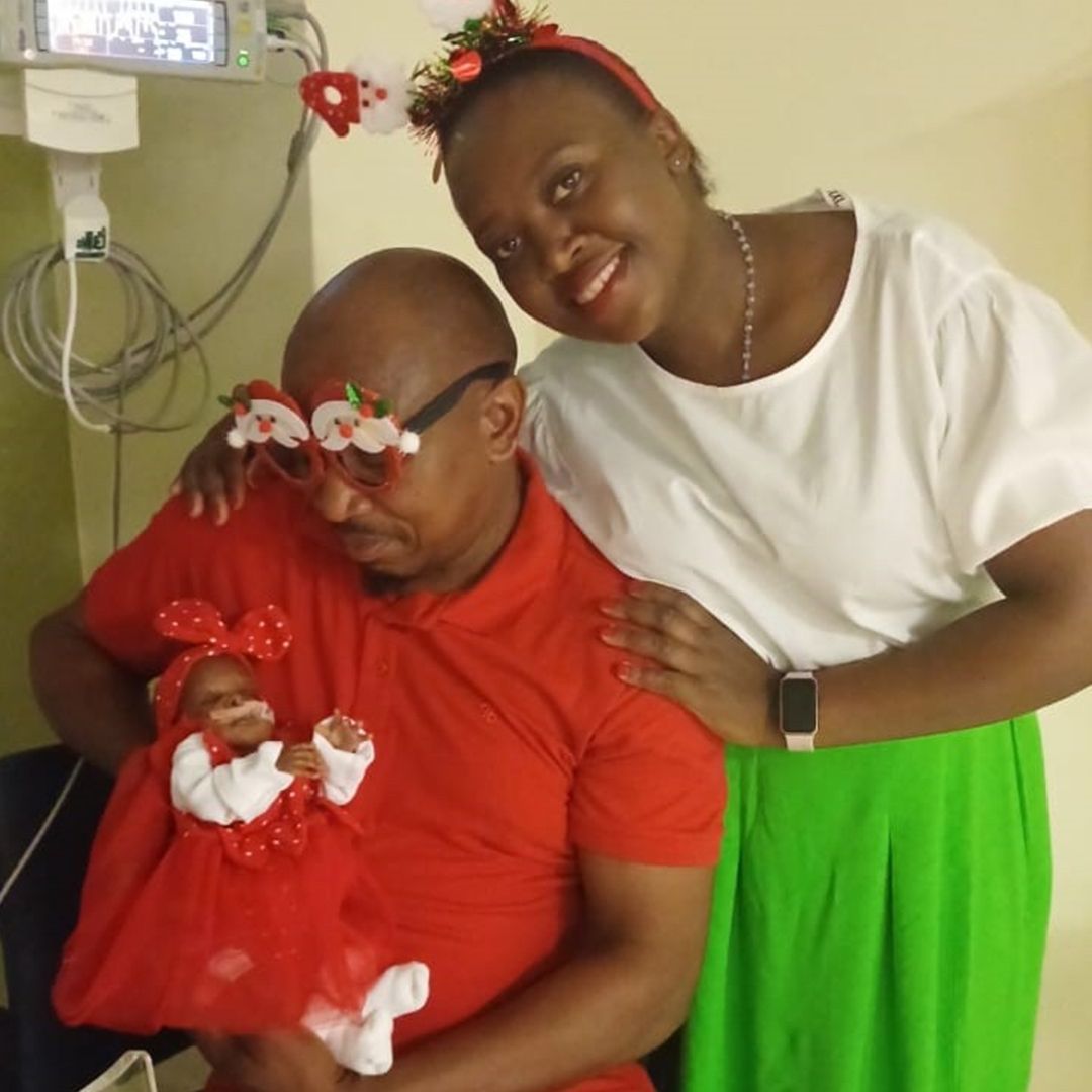 Although their daughter’s health was still too fragile for her to be discharged by Christmas, Ntsako and Benny Risimati of Roodepoort, brought the festivities to Tshiamo in the neonatal intensive care unit at Netcare Krugersdorp Hospital last year.