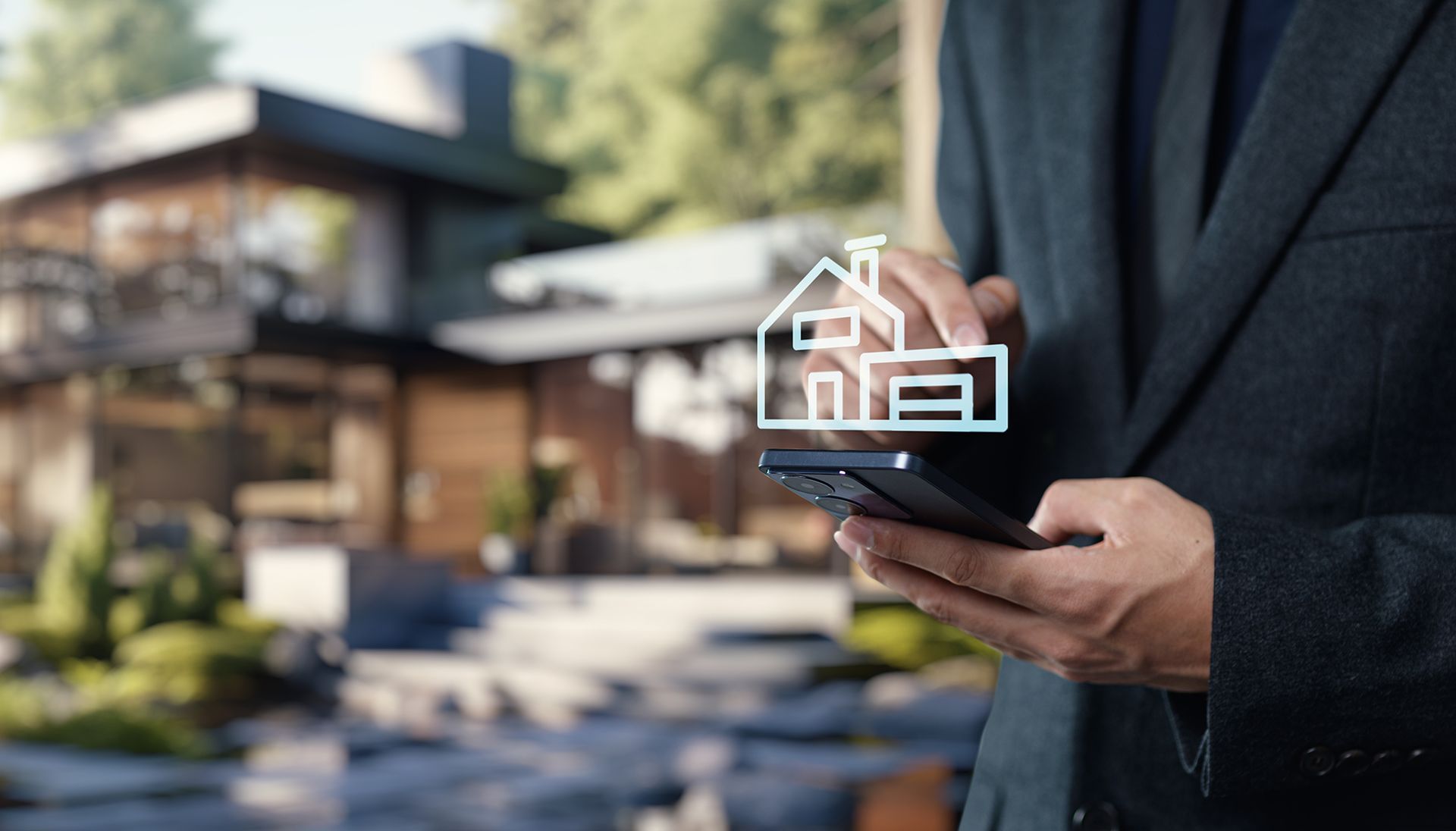 property manager with phone