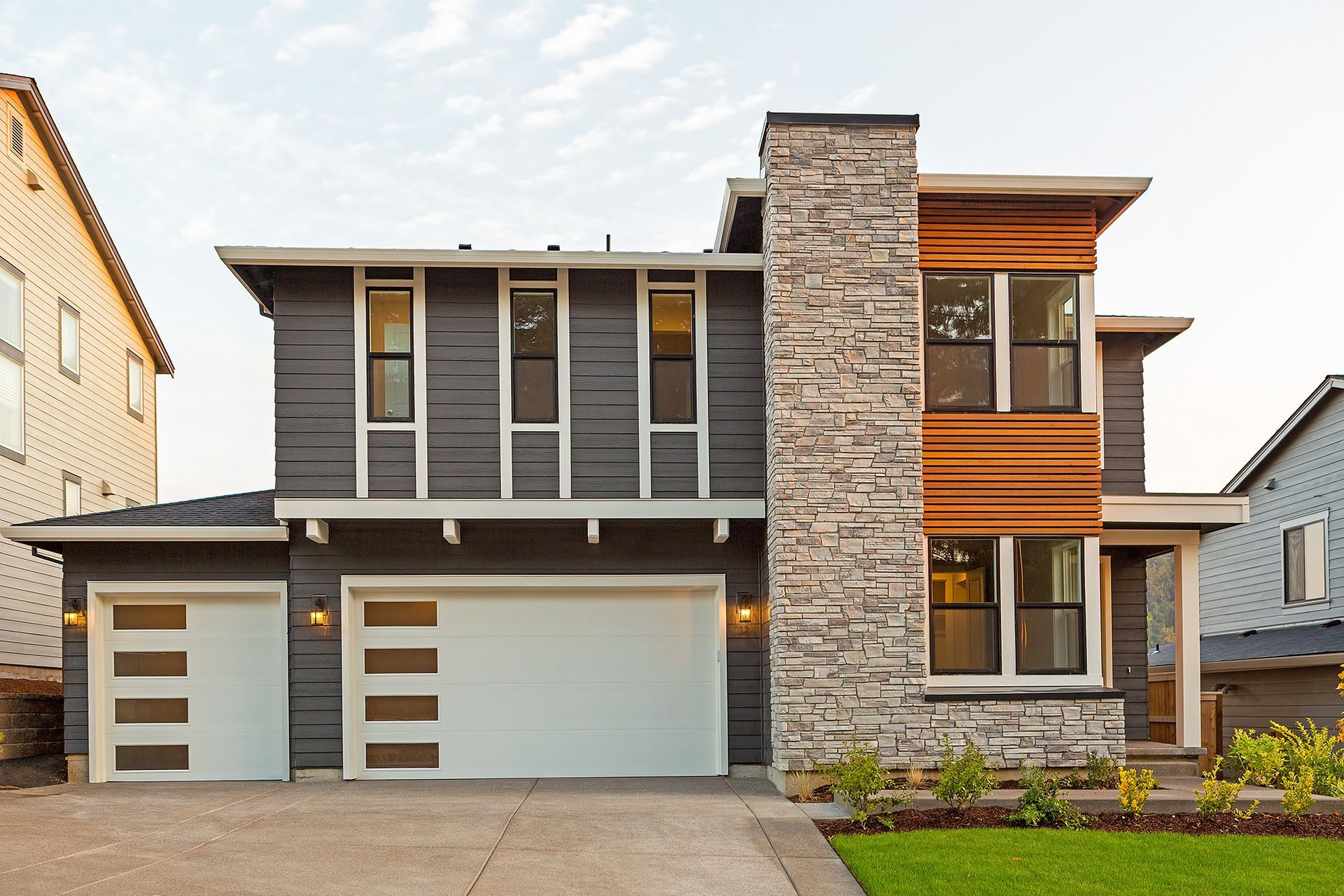 modern single family home