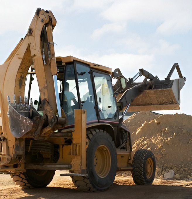 Yellow Earthmoving Equipment — NQES Industries in Ryan, QLD