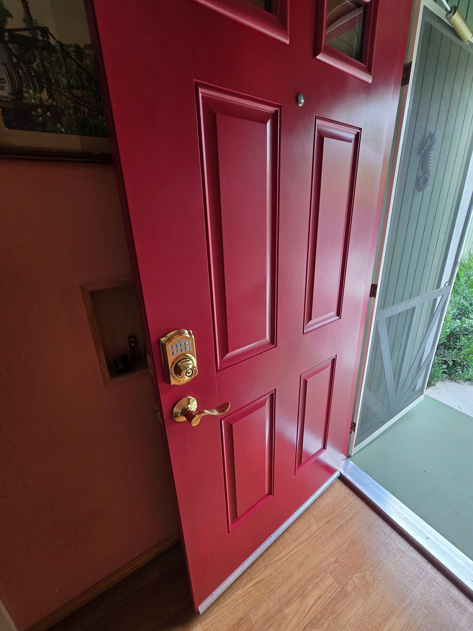 New door renovation project in davis