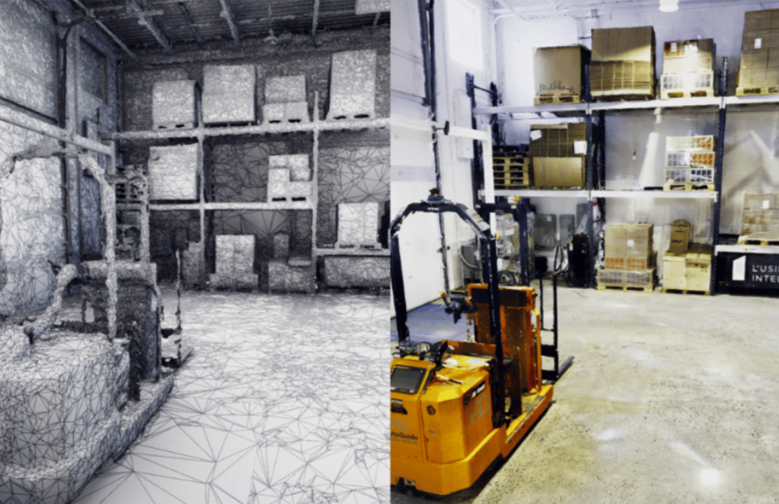 Warehouse aisle